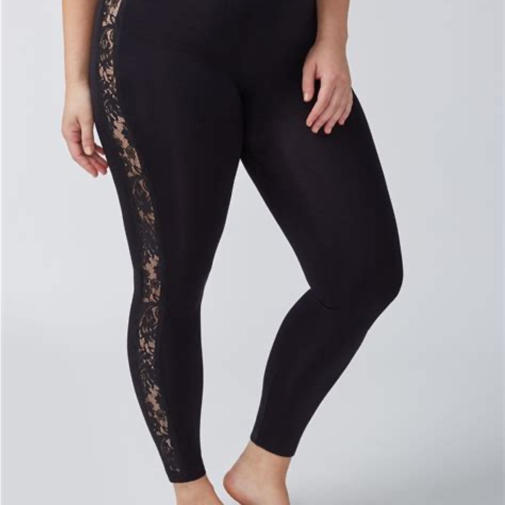 Lace Inset Fashion Legging